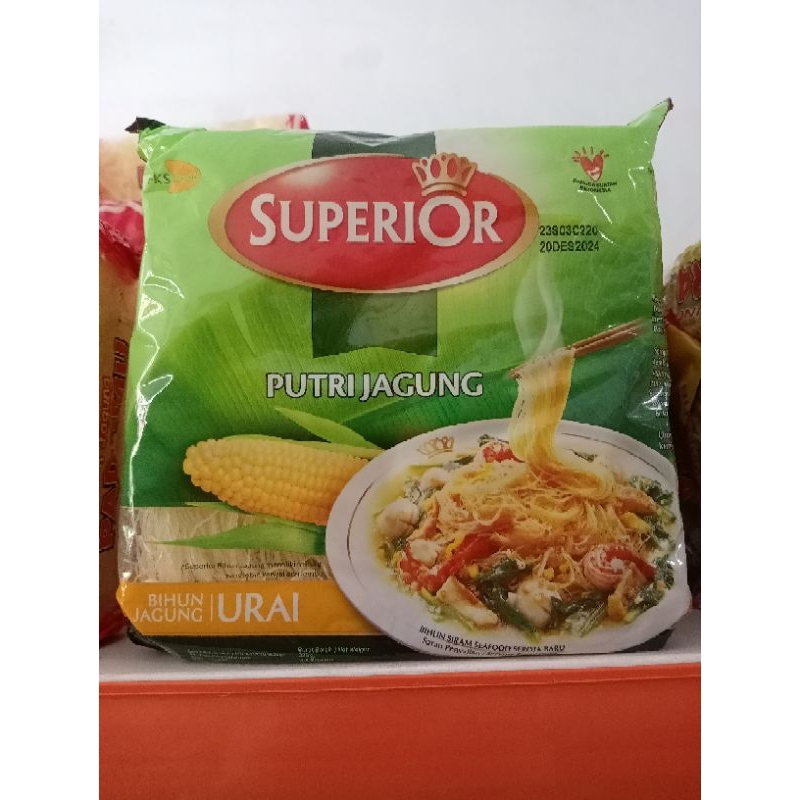 

Superior Putri Jagung Bihun Jagung Urai 335g