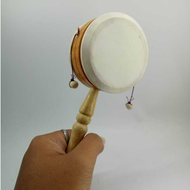 Ontong-Ontong Drum Goyang / Otok-Otok Drum Made in Blitar Ukuran Besar Mainan Musik Mainan Edukasi A