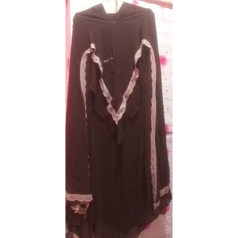 khimar coklat nigoya syari
