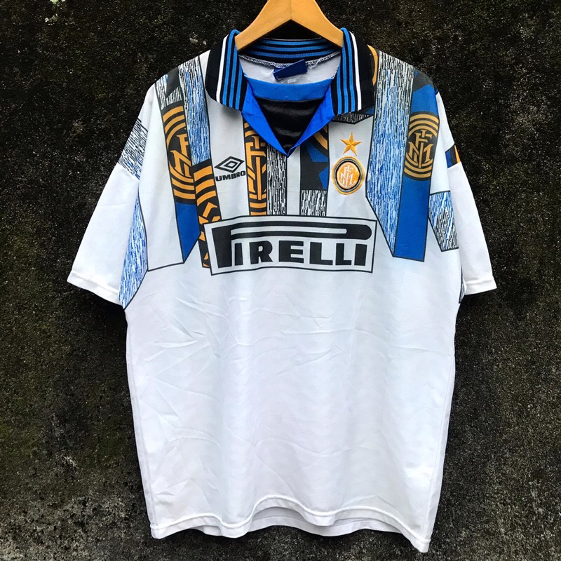 INTER MILAN ROBERTO CARLOS 1995/1996 AWAY JERSEY