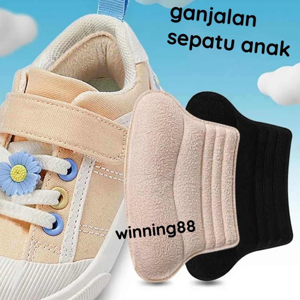 Best INSOLE GANJALAN SEPATU ANAK SOLUSI SEPATU ANAK KEBESARAN KUALITAS PREMIUM GKID