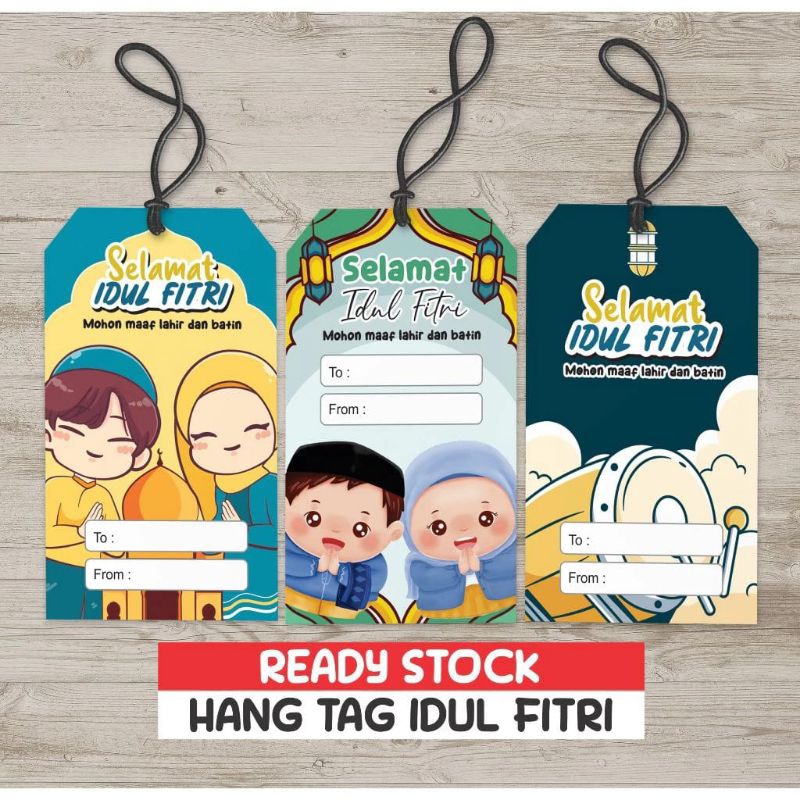 

HANGTAG LEBARAN | TAG LABEL GODDIE BAG | LABEL SNACK