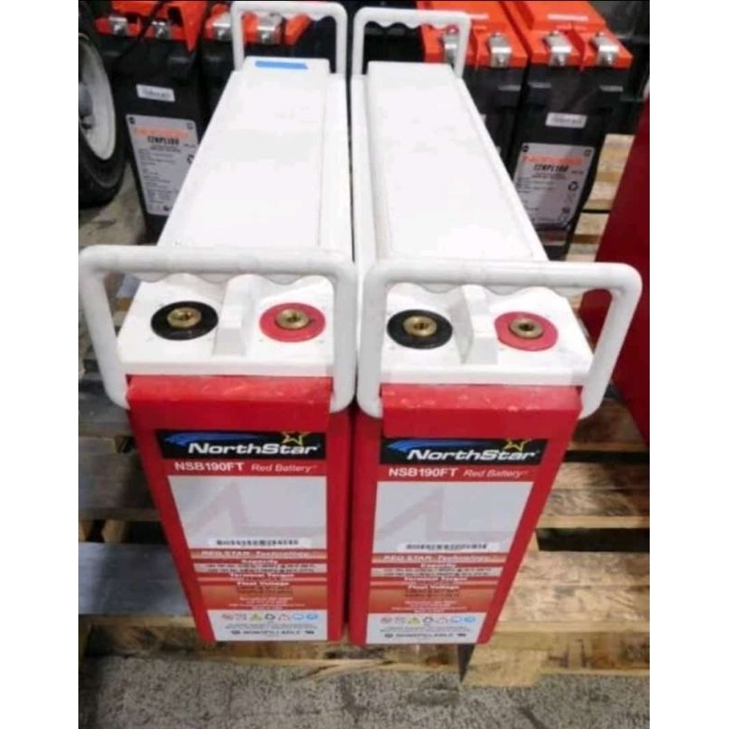 battery VRLA merek Norstar Red dan Blue 12v 190ah second