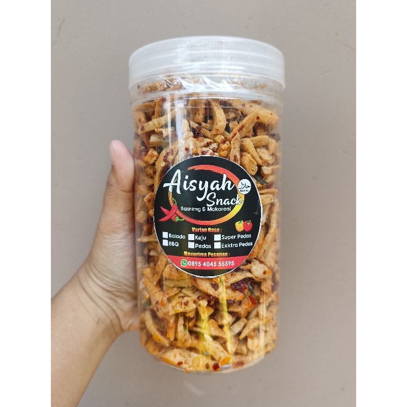 

otak-otak pedas daun jeruk toples 1000ml / toples tabung