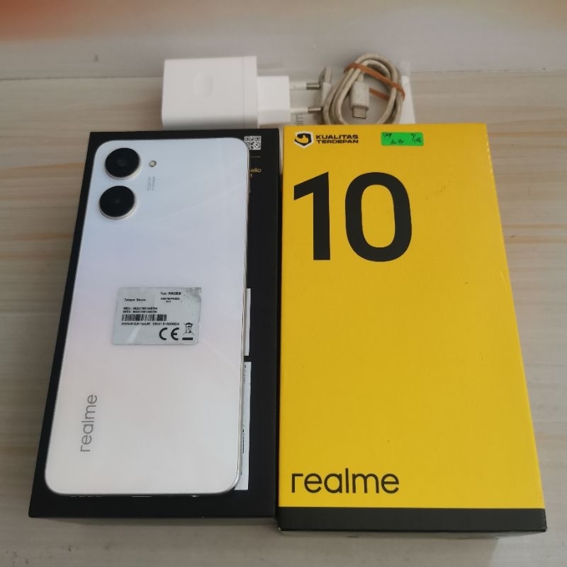 Realme 10 4G ram 4GB 128GB Bekas - Garansi Resmi - second