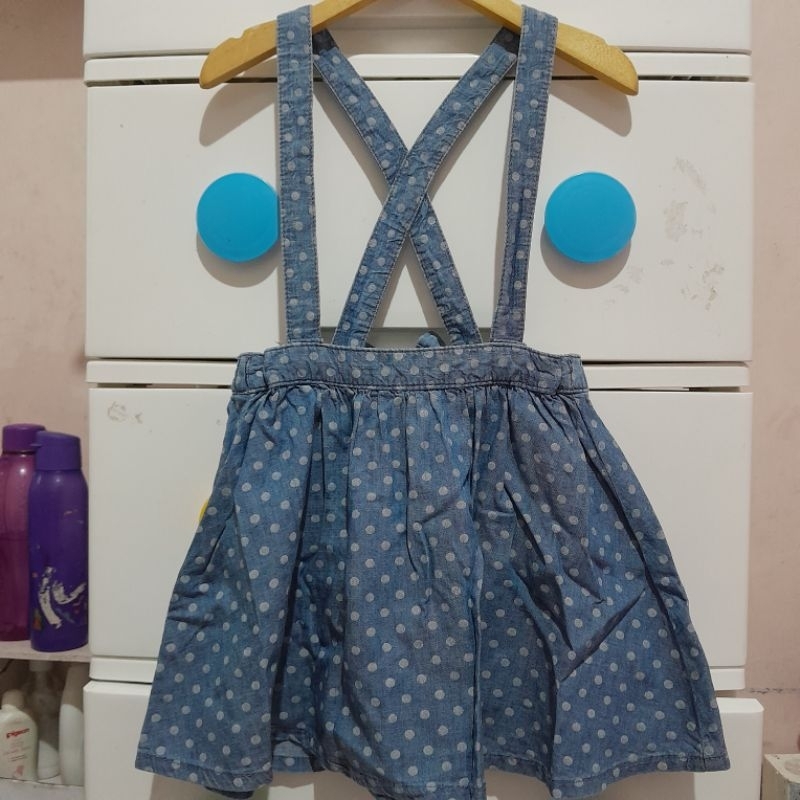 Overall Rok Denim Anak Perempuan H*M HNM HM 5 6 TAHUN