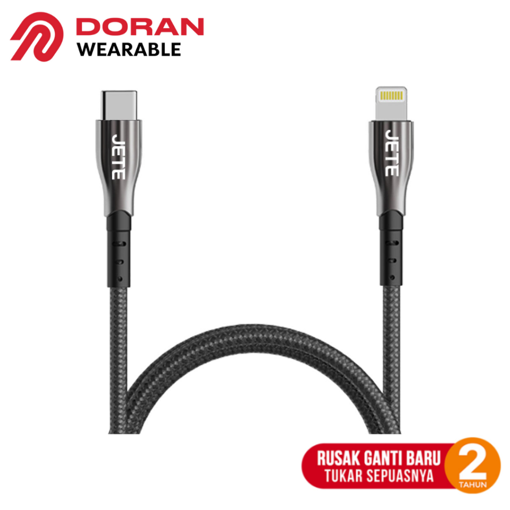 JETE CX8 Kabel Data Kabel USB Type C to Iphone Lightning Power Delivery JETE CX8 - Garansi 2 Tahun