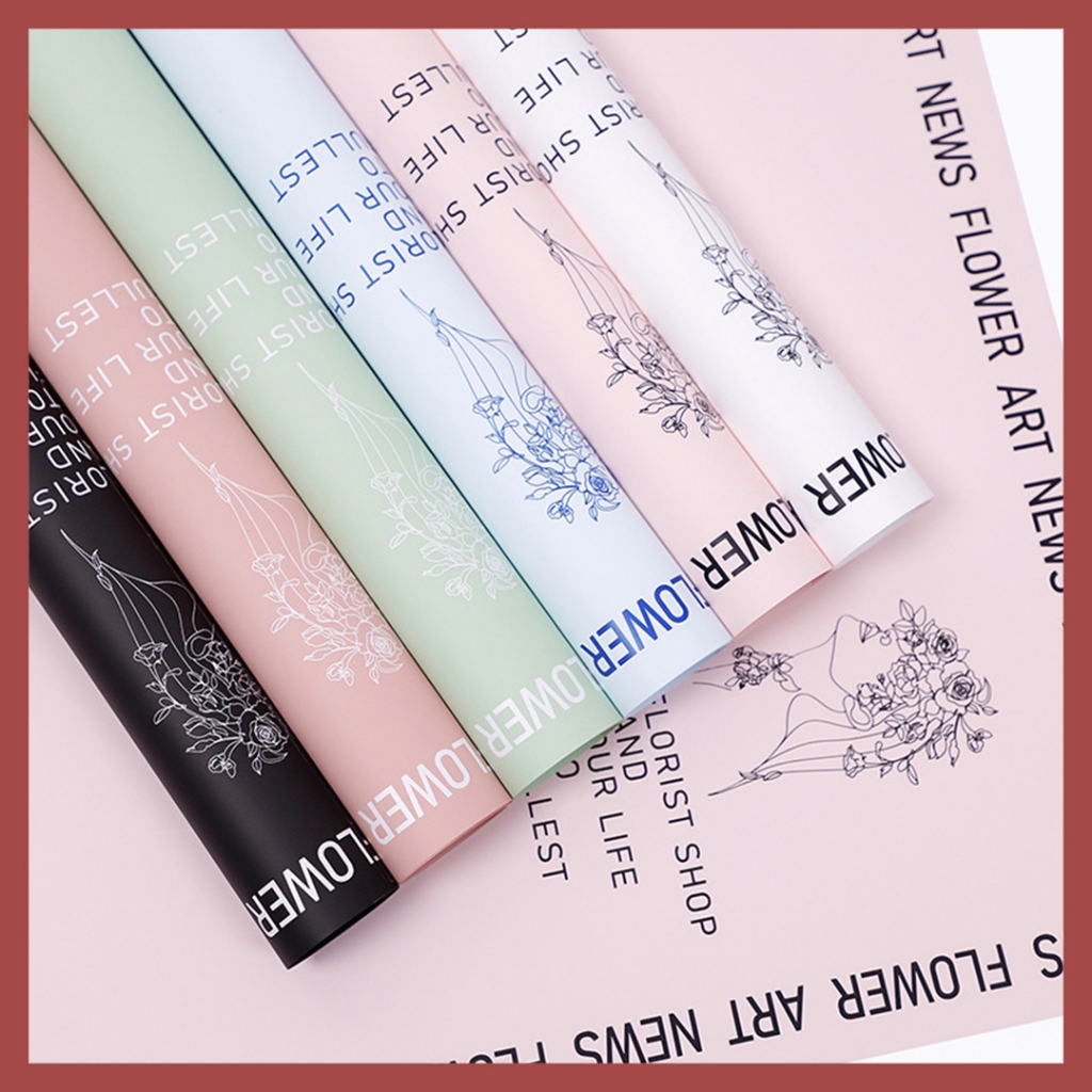 

(1 pack isi 20 pcs) Kertas Bunga Buket Motif Kertas Florist Buket Cellophane Flower Wrapping Paper Kertas Kado KB6123