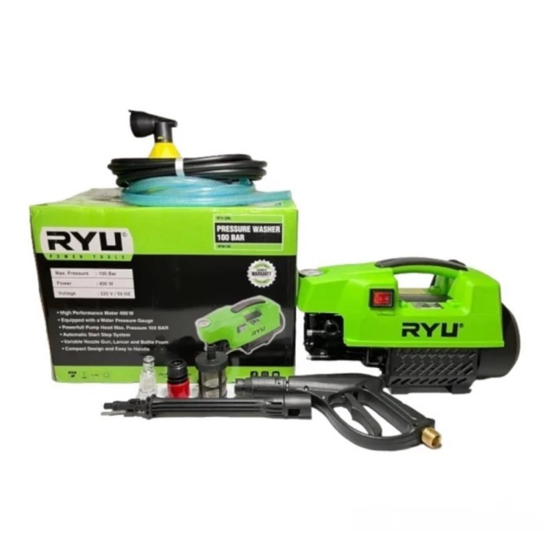 RYU RPW 100 MESIN CUCI MOBIL MOTOR STEAM JET CLEANER RYU RPW100 400 waat