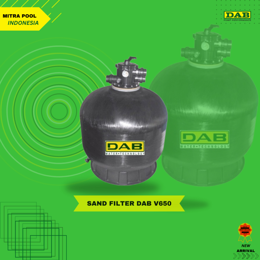 Sand Filter DAB V650 - Filter Pompa Kolam Renang (DAB 88010105)