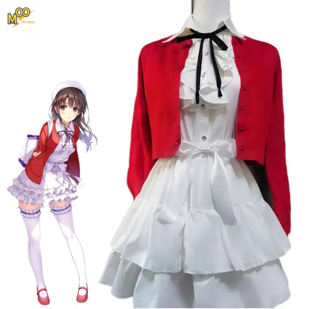 Saekano: How to Raise a Boring Girlfriend cosplay costume Megumi Kato cosplay costume and wig Megumi