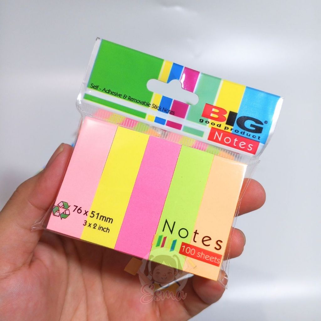 

BIG Sticky Notes Warna/ Note Kertas/ Memo Tempel SN 7651 5W