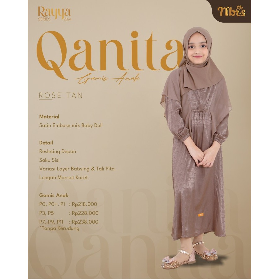 RAYYA SERIES 2024 GAMIS ANAK QANITA