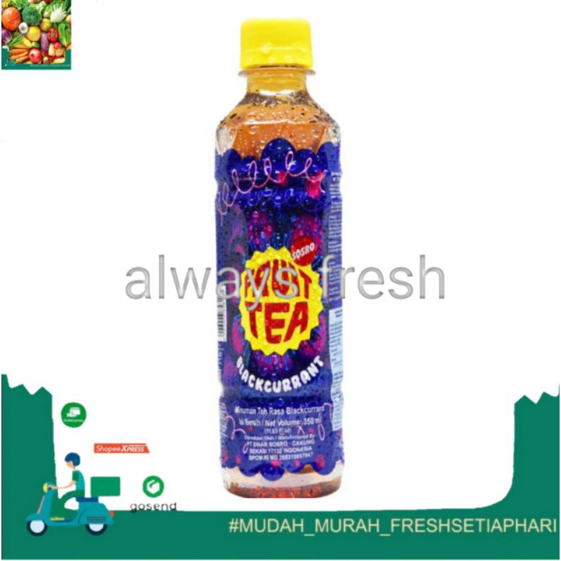 

FRUIT TEA minuman teh black current - always fresh