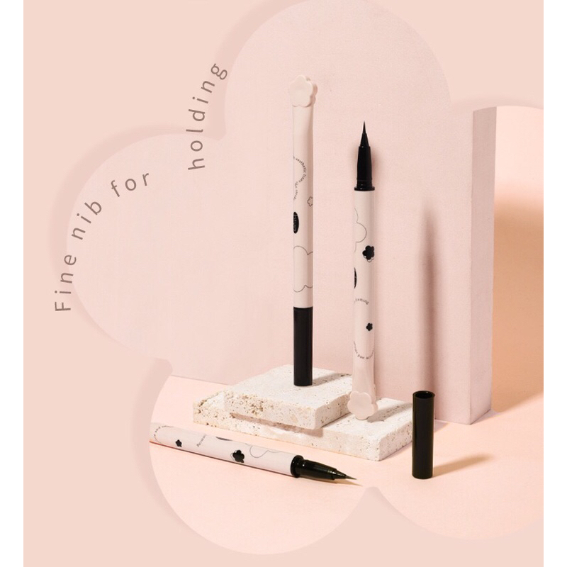 EYELINER BIYA FLOWER / EYELINER DOUYIN TERBARU DENGAN UJUNG YANG SUPER TIPIS HANYA 0,1MM