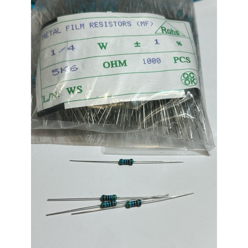 Resistor 5K6 1/4 watt / resistor 5k6  1/4w