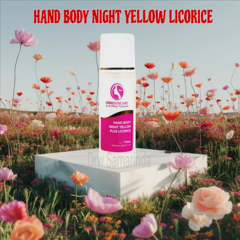 DRW SKINCARE HAND BODY NIGHT LOTION UTK MERATAKAN WARNA KULIT YANG BELANG, MEMUTIHKAN DN MENCERAHKAN