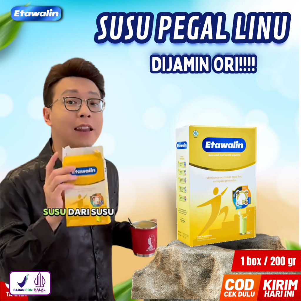 

(COD) Etawalin – Paket Anti Tulang Keropos Susu Kambing Etawa Tingkatkan Kepadatan & Kesehatan Tulang Sendi Susu Anti Asam Urat Rematik Reumatik Nyeri Sendi