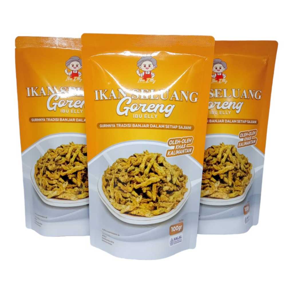 

Ikan Seluang Goreng Ibu Elly - Kemasan Standing Pouch