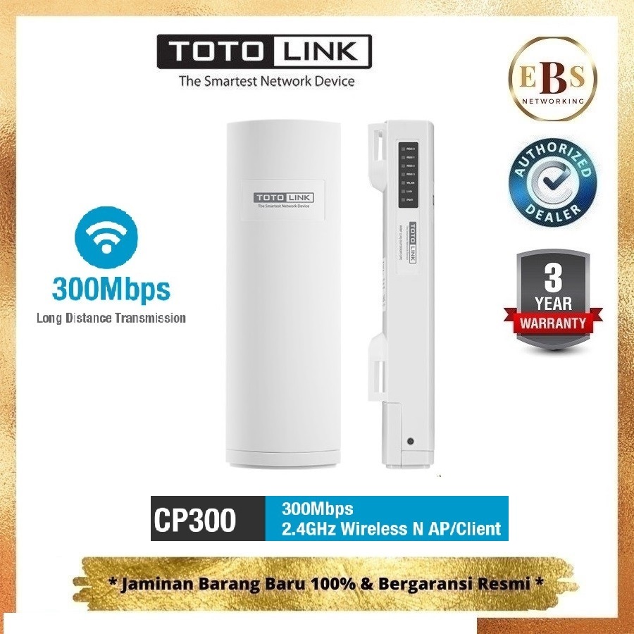 Totolink CP300 300Mbps 2.4GHz Outdoor CPE CP CPE300 CP300