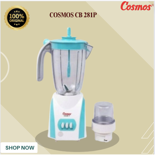 BLENDER COSMOS 2IN1 CB 281P BLENDER 2L/CB281P/CB281 P/CB 281P/CB 281P/CB-281P/ORIGINAL GARANSI RESMI