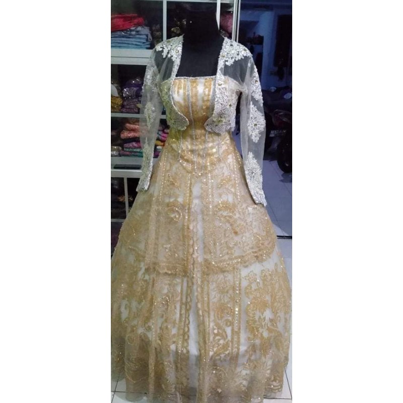 gaun second / gaun pengantin