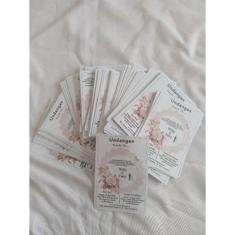 

print//cetak undangan permen//undangan kecil