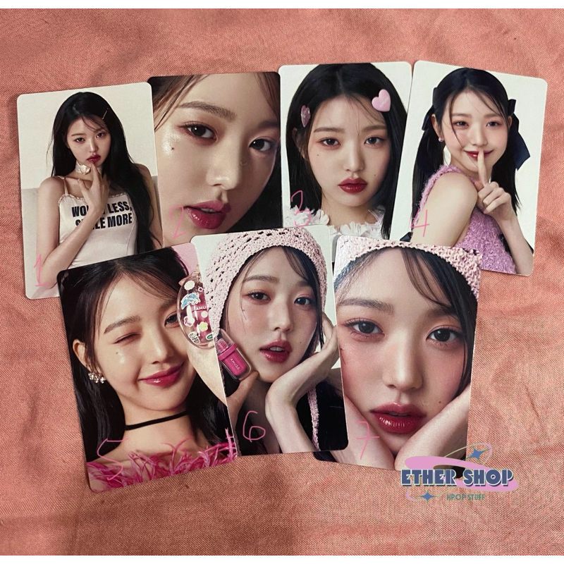 photocard wonyoung pink autumn amuse unofficial hd premium