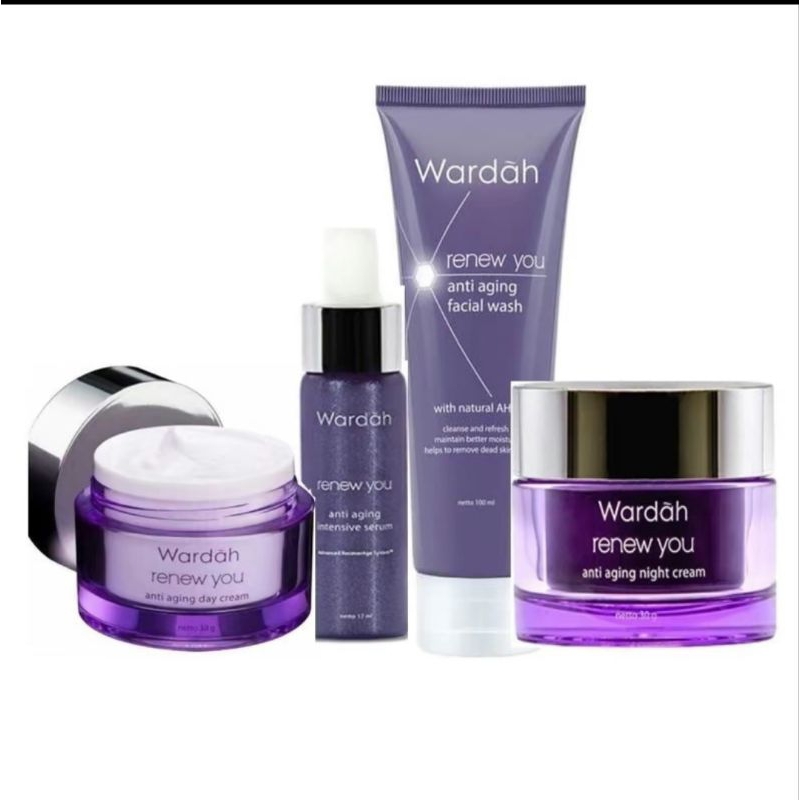 PAKET HEMAT Wardah Renew You Anti Aging Series - Lengkap