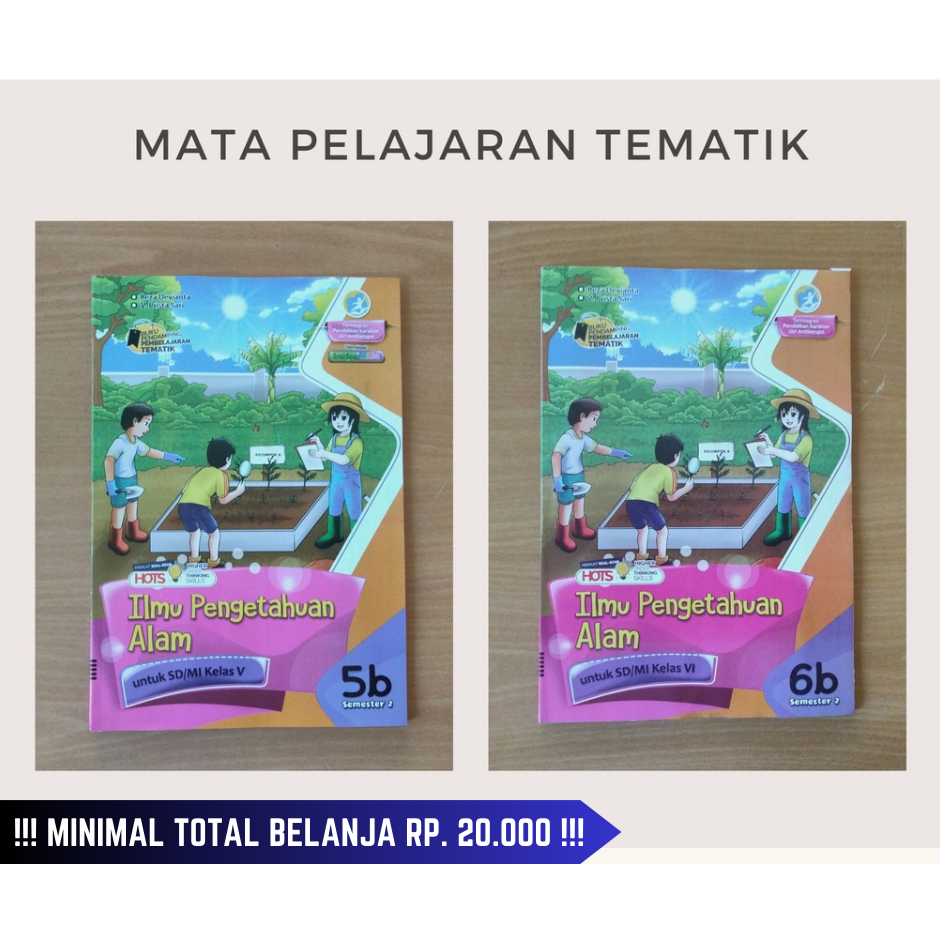 Buku LKS Tematik IPA (Alam) - SD MI Kelas 4 5 6 - Genap K13