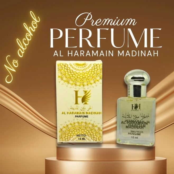 Parfum Al Haramain Madinah Original Premium No AlcoholParfum Al Haramain 15ml-Parfum Original