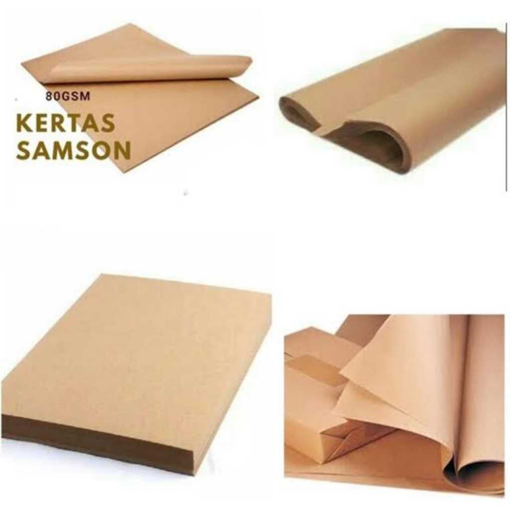 

KERTAS POLA BAJU / KERTAS SAMSON COKLAT / KERTAS SAMSON 80 GRAM