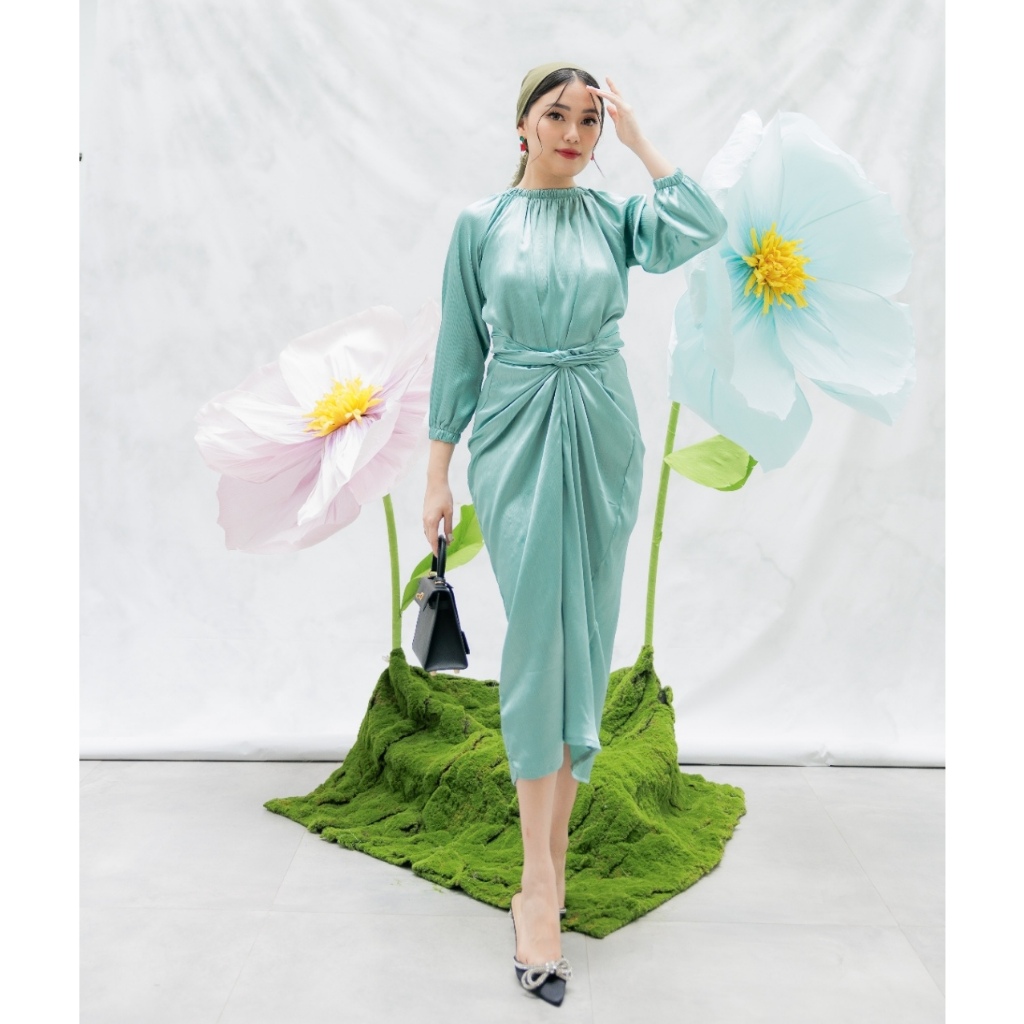 Envme NAIRA MAXI DRESS / BAJU MUSLIM GAMIS ABAYA MEWAH ELEGAN