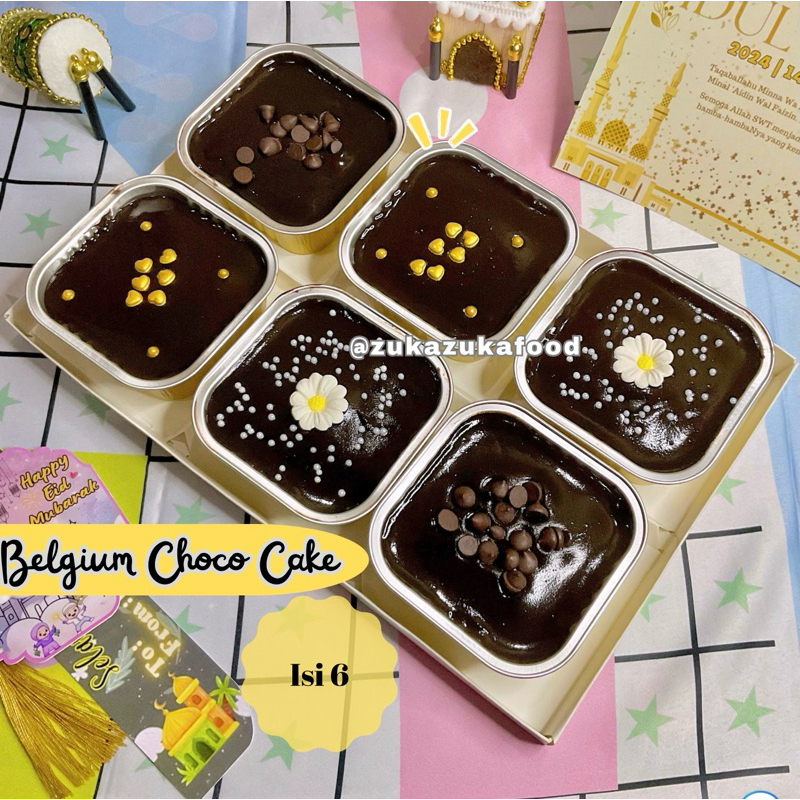 

Premium Choco Lava Belgian Chocolate | Hampers Lebaran Makanan Idul Fitri | Dessert Box Coklat Belgia | Cake Belgium | Brownis Desert Box Lumer