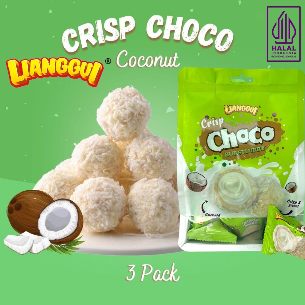 

LIANGGUI Crisp CHOCO BURSTLURRY COCONUT CRISPY & SWEET