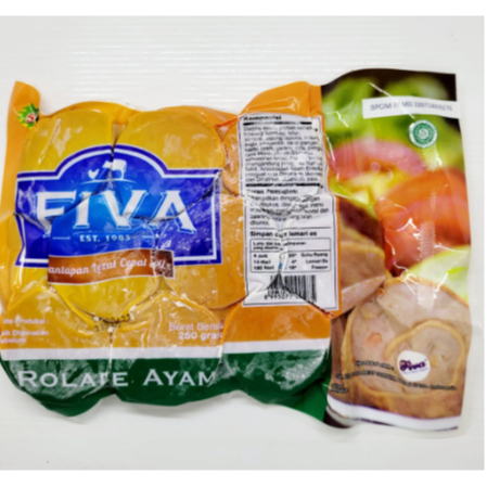 

FIVA ROLADE DAGING AYAM 250 GR (ISI 9 POTONG)