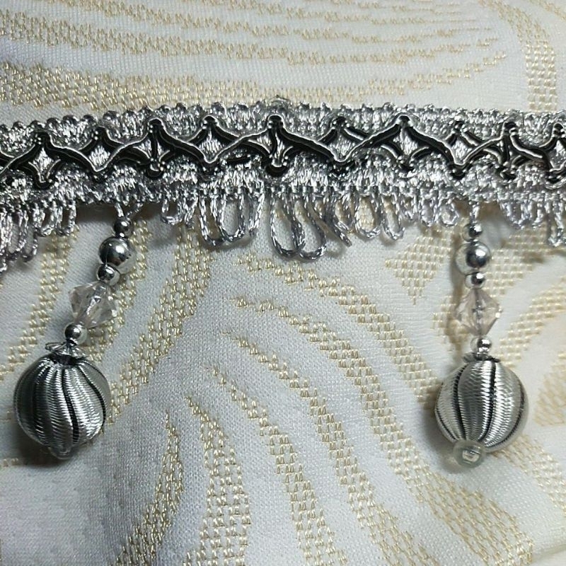 RENDA BOLA/ RENDA GORDEN ELEGAN SUPER MEWAH/ METER SJ