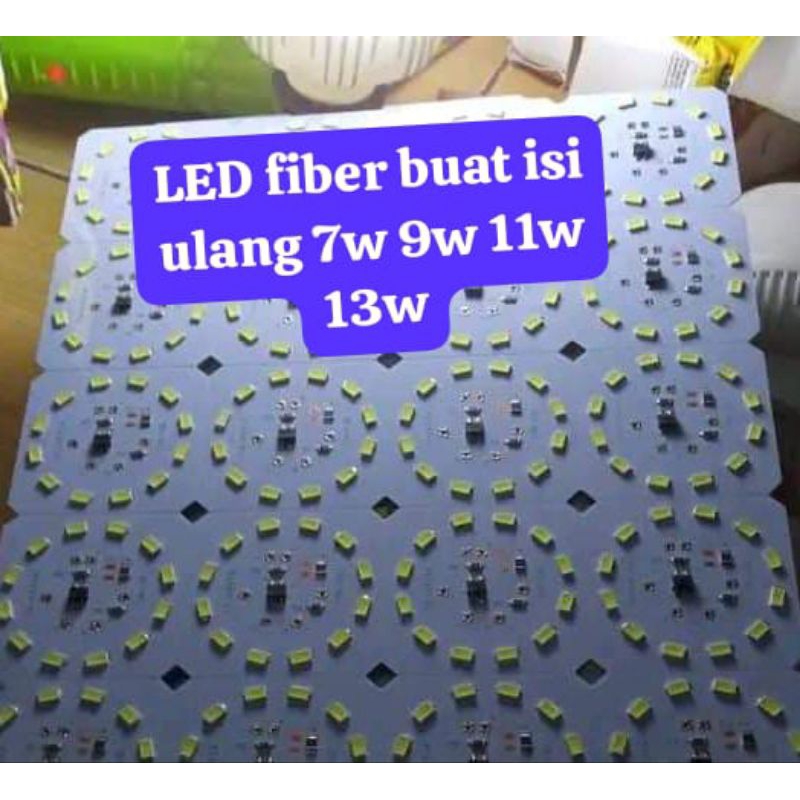lampu LED AC fiber harus nambah elco Milar