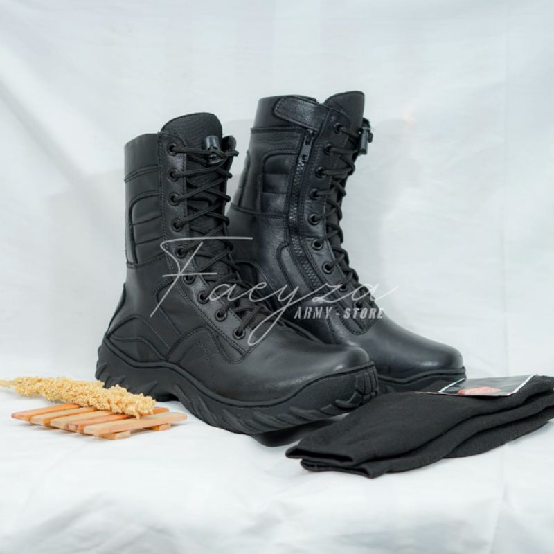 Sepatu Pdl Tni Polri Security Kulit Asli SOL RADIAL