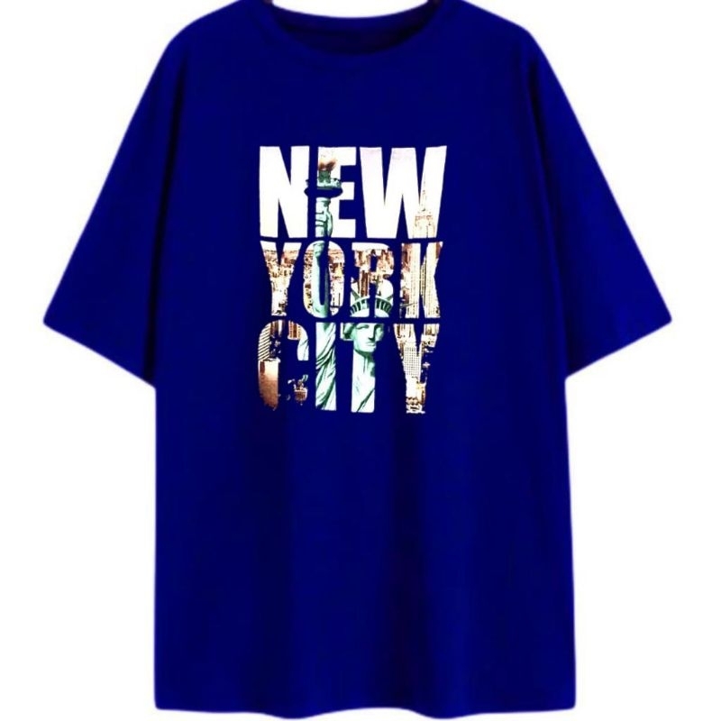 Original ( Cod ) Kaos Jumbo Xl-Xxl-Xxxl-Xxxxl- Nyc - Kaos Atasan Jumbo T-Shirt - Pakaian
