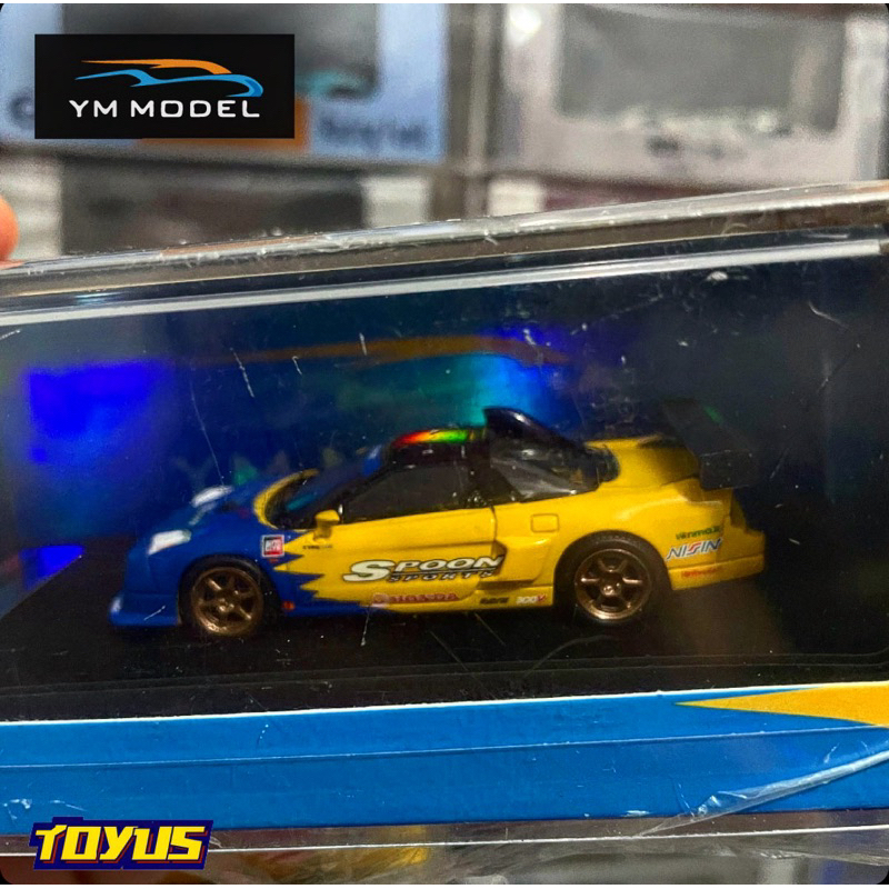 YM MODEL - Honda NSX Spoon Livery Yellow Blue