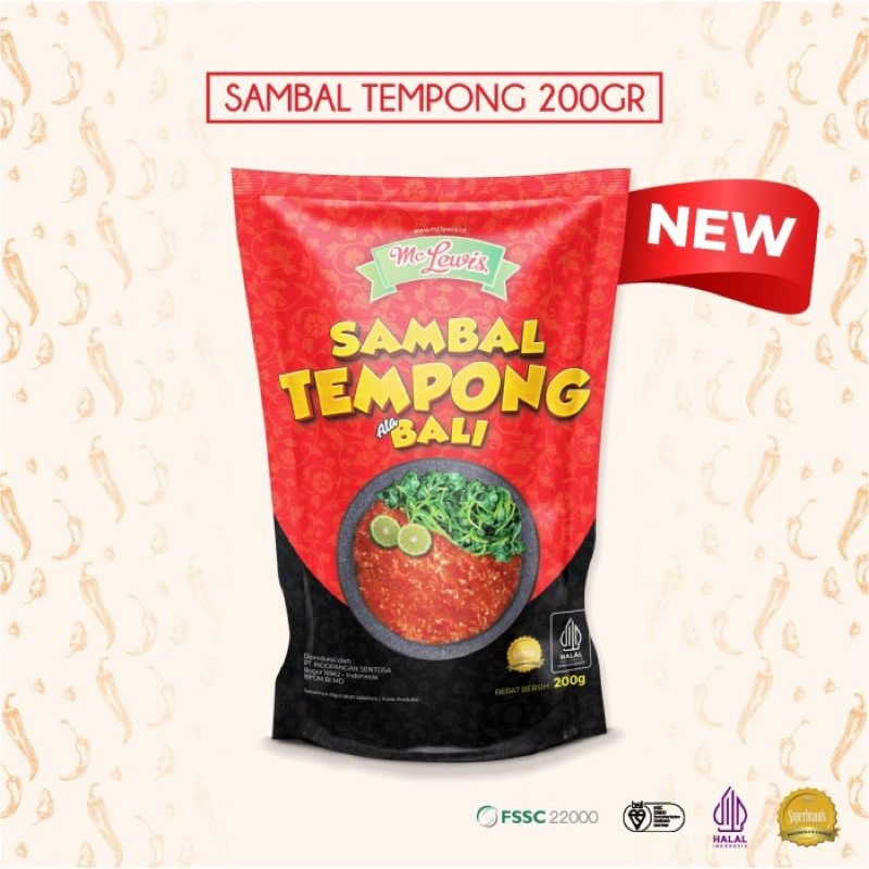 

Mc lewis sambal tempong pouch 200gr