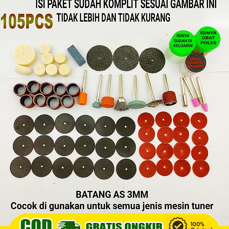 kg Mata Gerinda Mini Aksesoris Mata Tuner Bor Mini Die Grinder Mata Gerinda Mini grinder set 15 Pcs