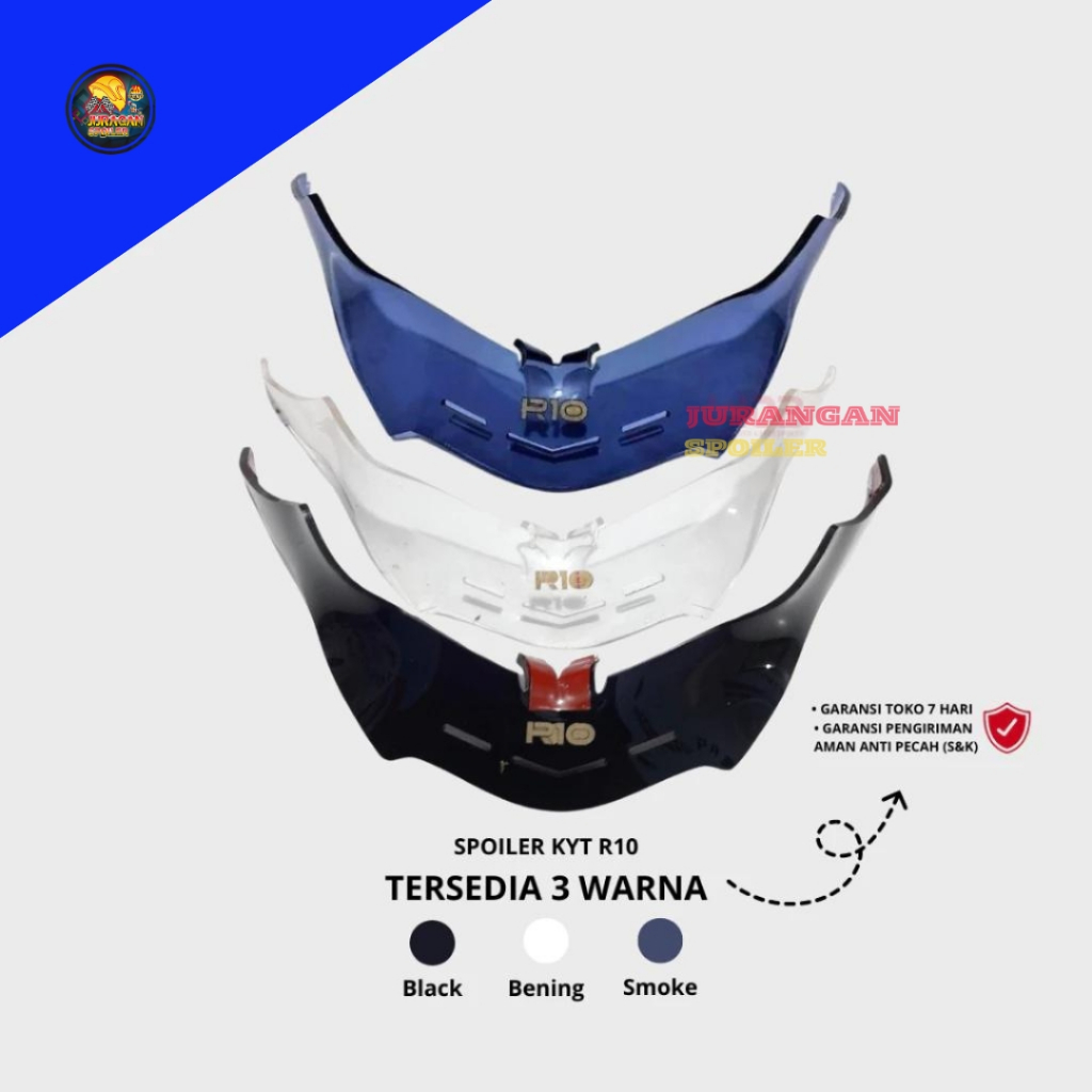 spoiler KYT helm R10 HELM SPOILER KYT - HELM KYT R10 SPOILER Helm KYT R10 Spoiler | Spoiler Helm Kyt