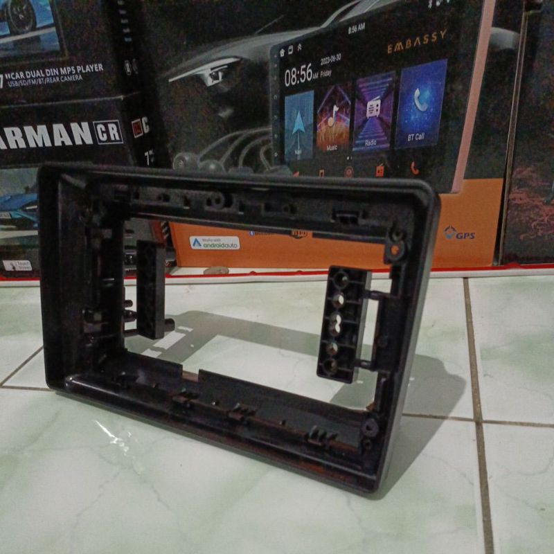 frame head unit android 9inch calya sigra