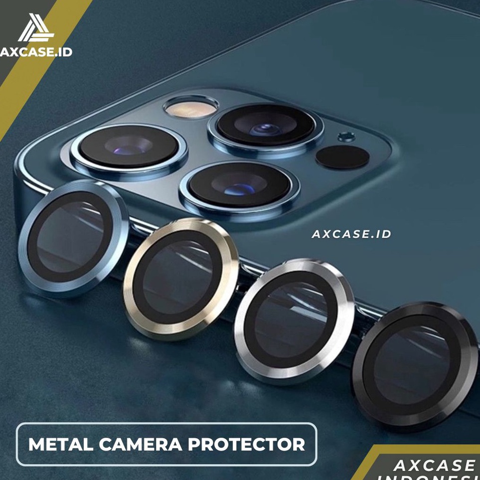 yg Ring Kamera iPhone 11 12 13 PRO MAX MINI Tempered Glass Lens Camera Pelindung Lensa Kamera 1 Set