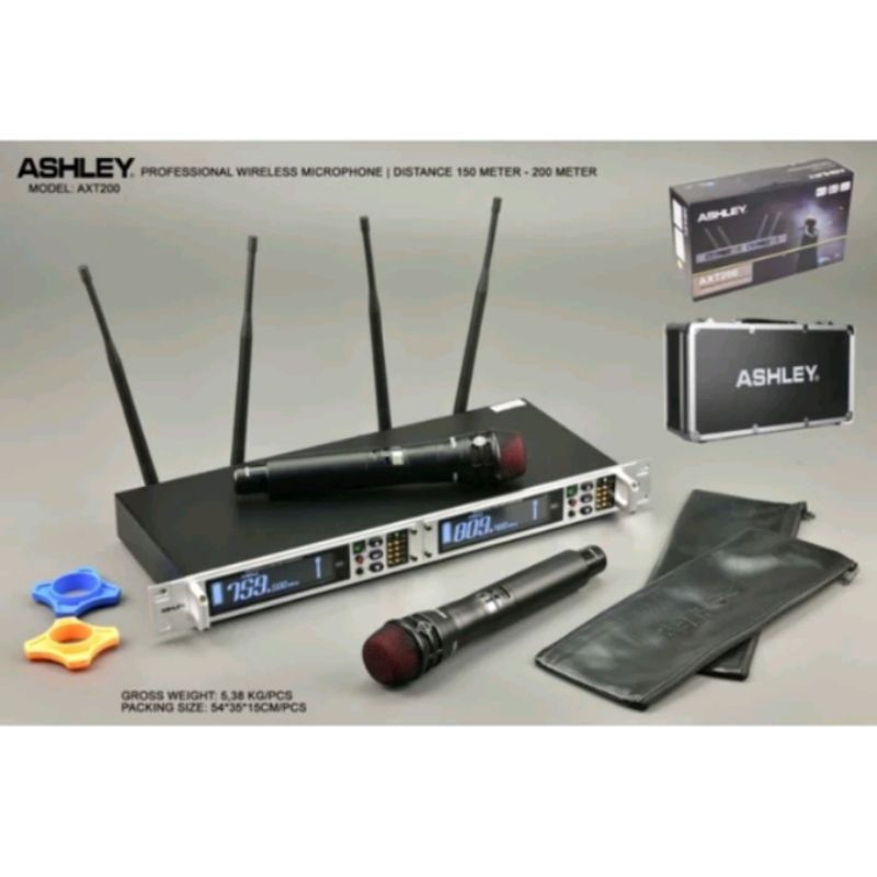 Mic Ashley AXT200 / AXT 200 Free Koper Wireless Microphone
