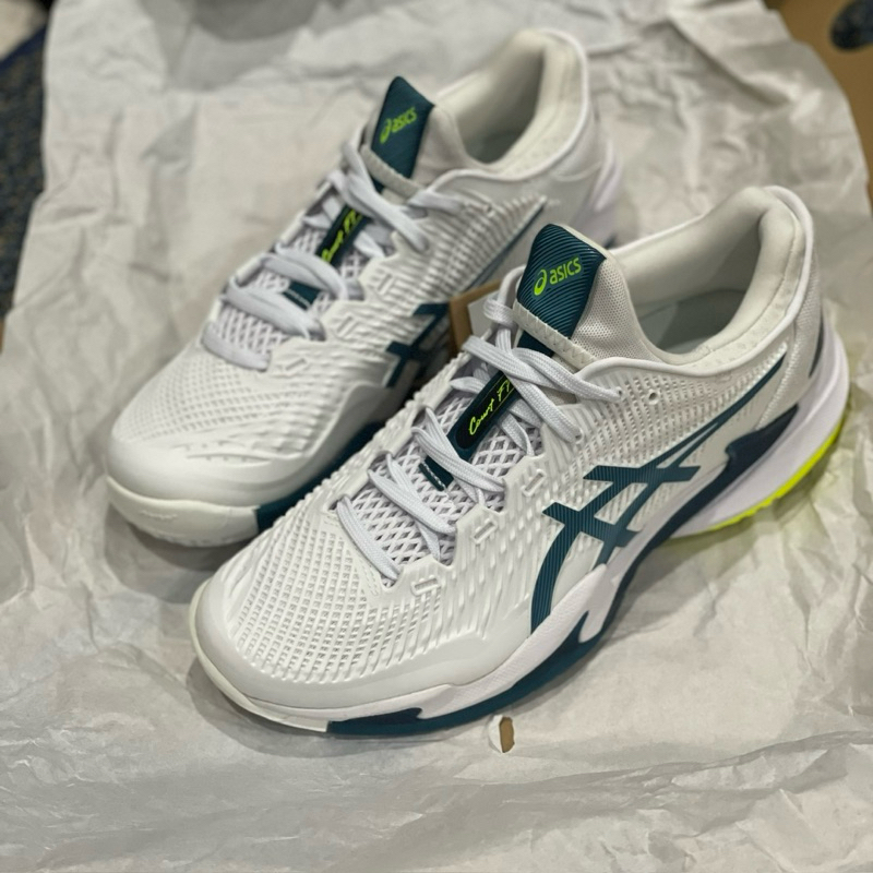 Asics Court FF 3 warna White/Gris Blue (Original)