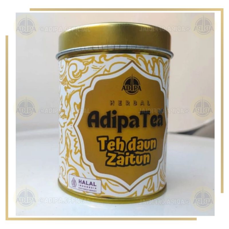 

ADIPA - Teh Daun Zaitun Utuh Kering Premium [Sudah Halal Sertifikasi dan Teruji Klinis] Teh Herbal Melancarkan Pencernaan
