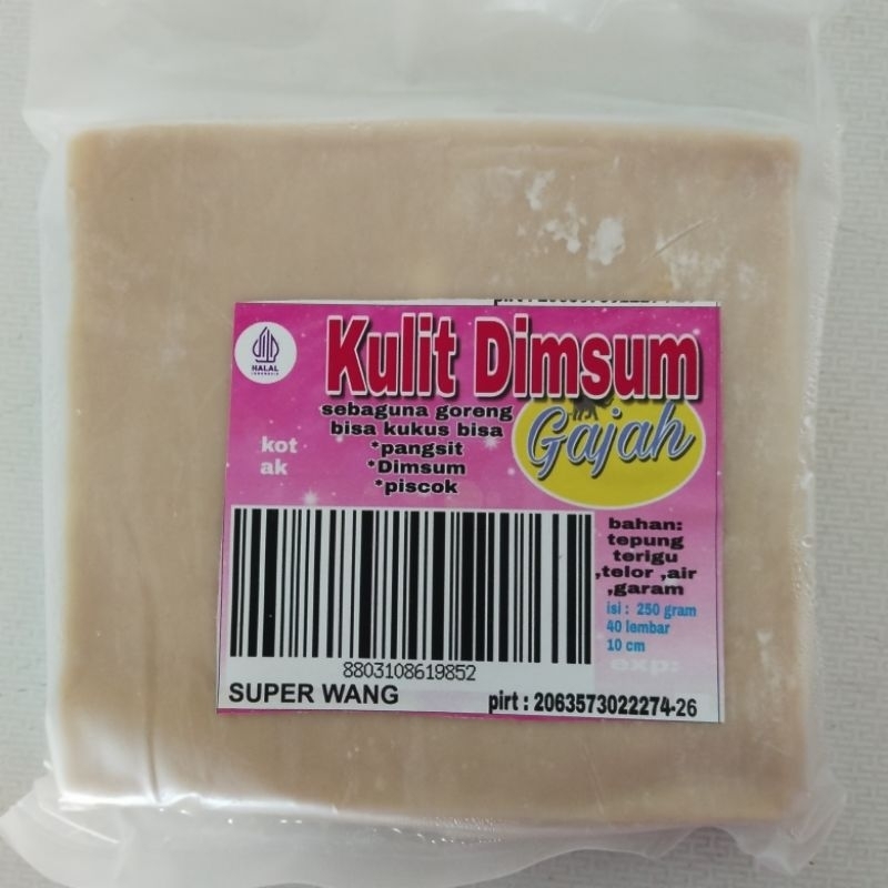

Gajah kulit dimsum kotak